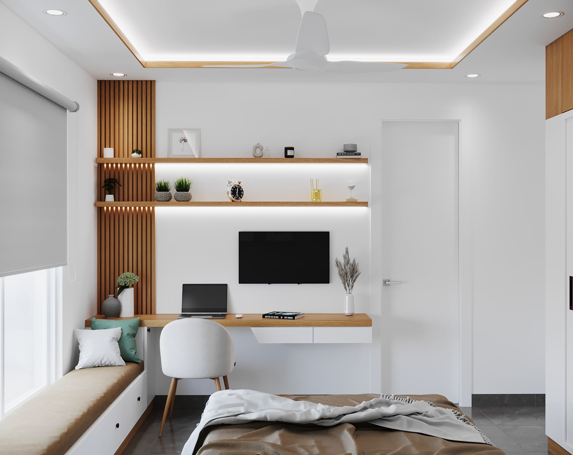 How to Design the Perfect Study Unit in Your Bedroom post thumbnail image