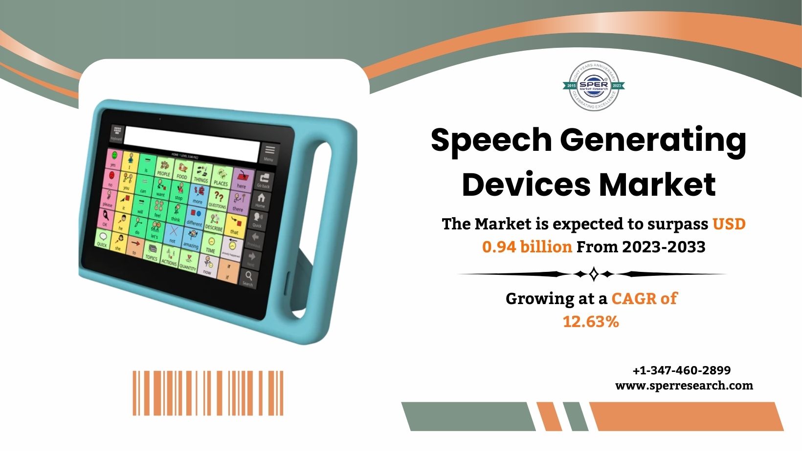 Speech Generating Devices Market Trends, Share, Size, Revenue, Demand, Growth Drivers, Challenges, Key Players, CAGR Status and Business Opportunities Till 2033: SPER Market Research post thumbnail image